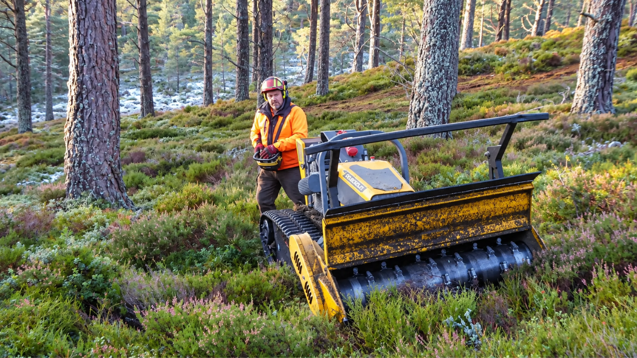 Scotland restores 3,500 hectares; robot mowers aid threatened wildlife
