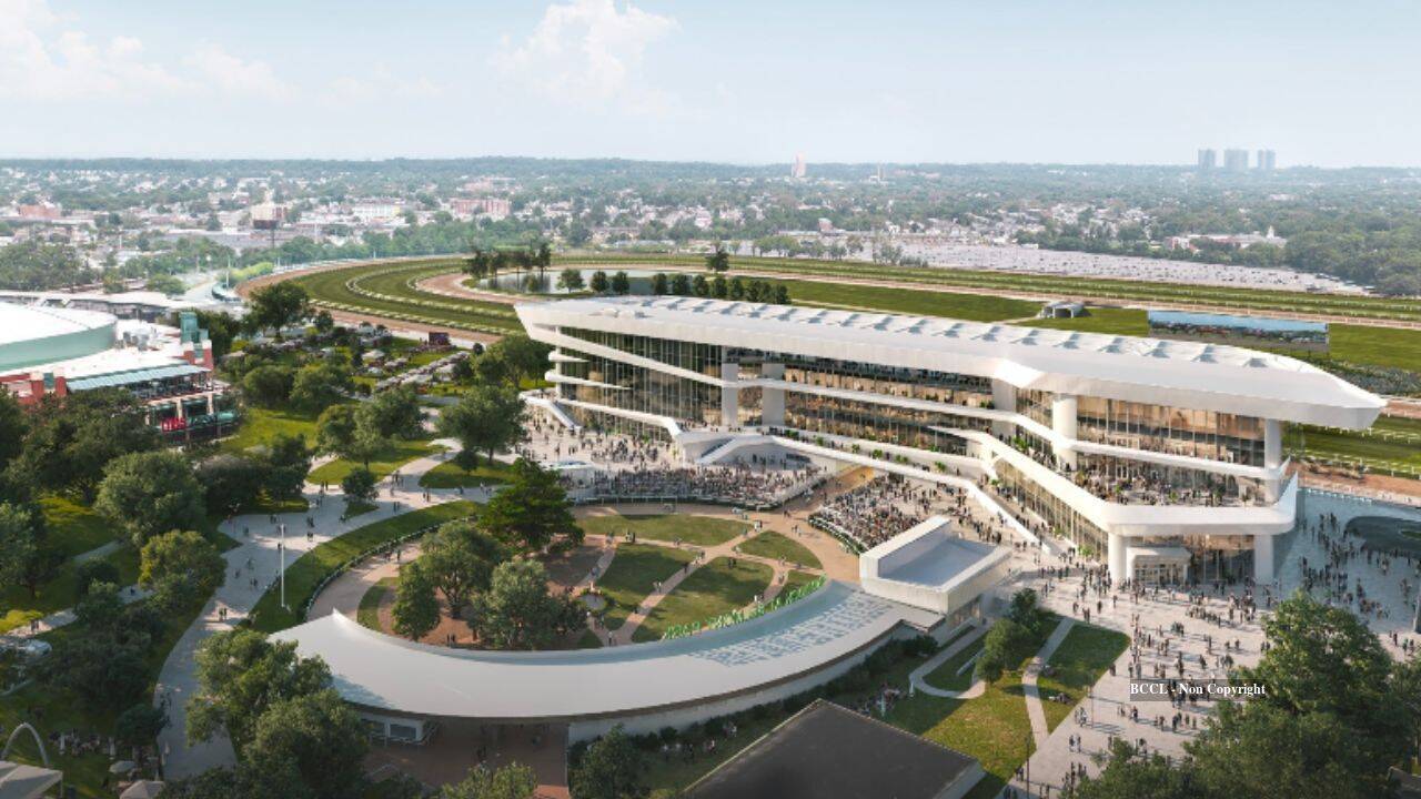 New $555 million Belmont Park opens with smaller grandstand and four new tracks