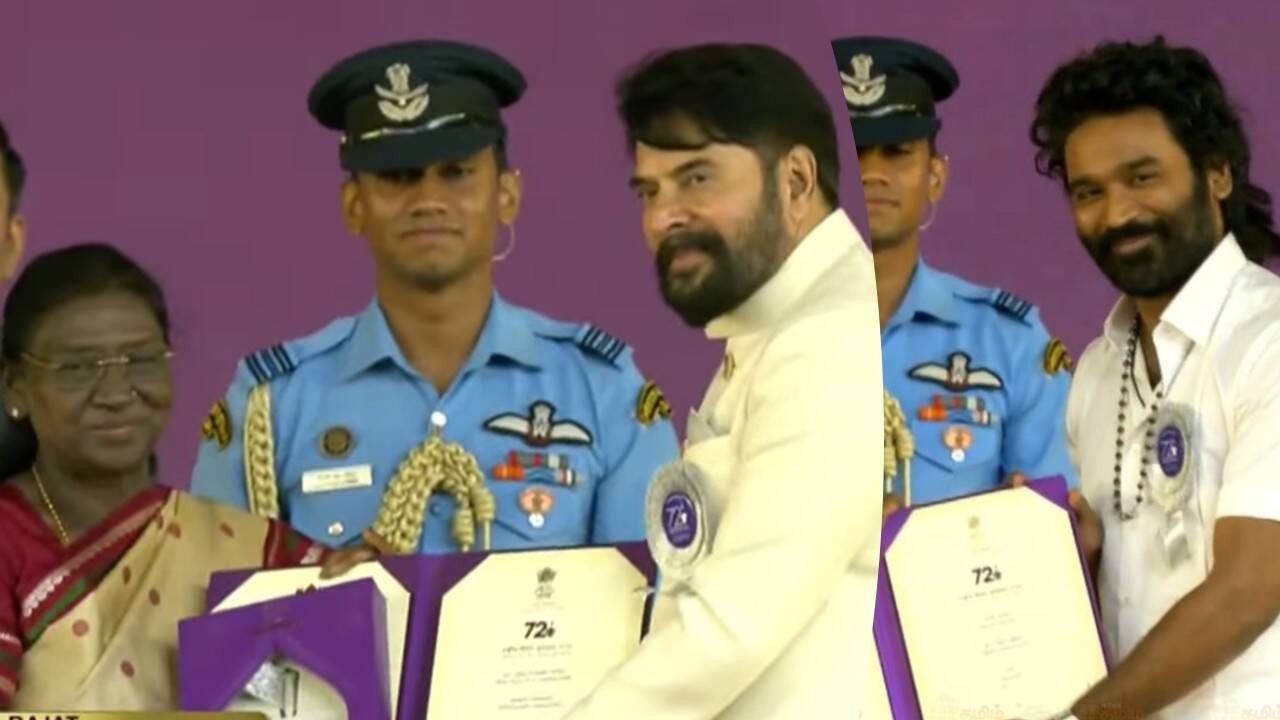 72nd National Awards: Mammootty receives standing ovation, Dhanush honoured