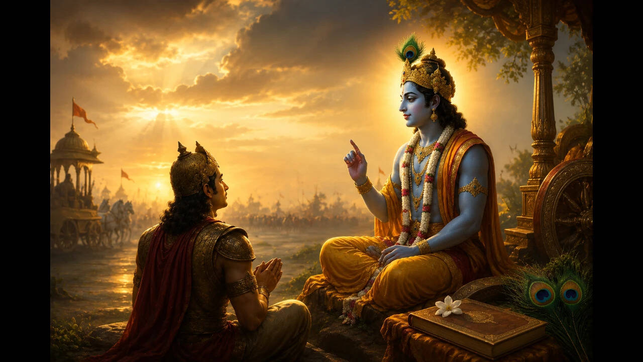 Bhagavad Gita 2.63? Anger distorts memory and judgement; pausing keeps inner control