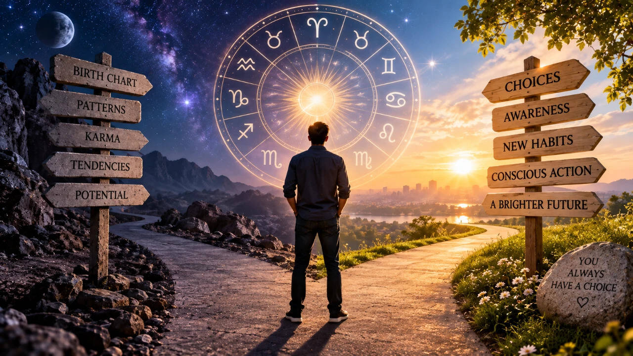 Free Will Astrology? Birth charts map potential; choices shape outcomes
