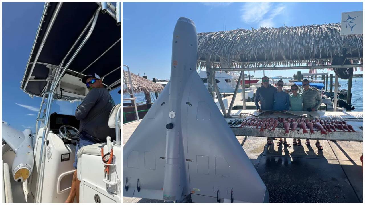Florida charter reels in suspected US military drone