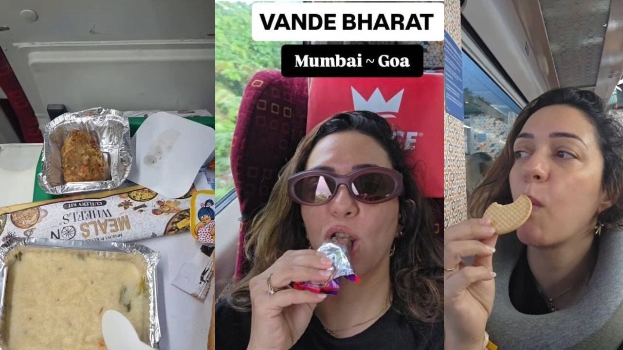 Nauheed Cyrusi shares her Mumbai-Goa Vande Bharat experience and everything served on board