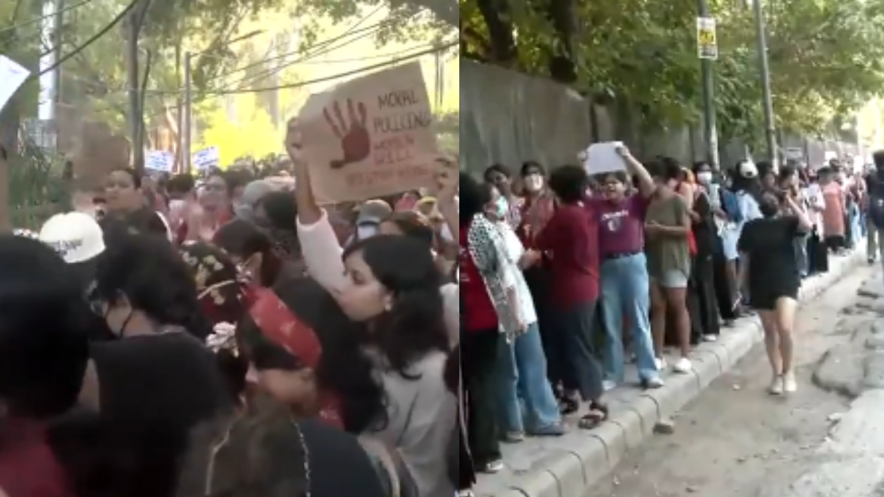 Astha Kunj rape horror: LSR students take out protest march; offline classes to resume from tomorrow