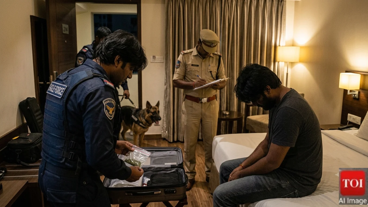 Chennai cinematographer held with ganja at Hyderabad hotel, sent to rehab