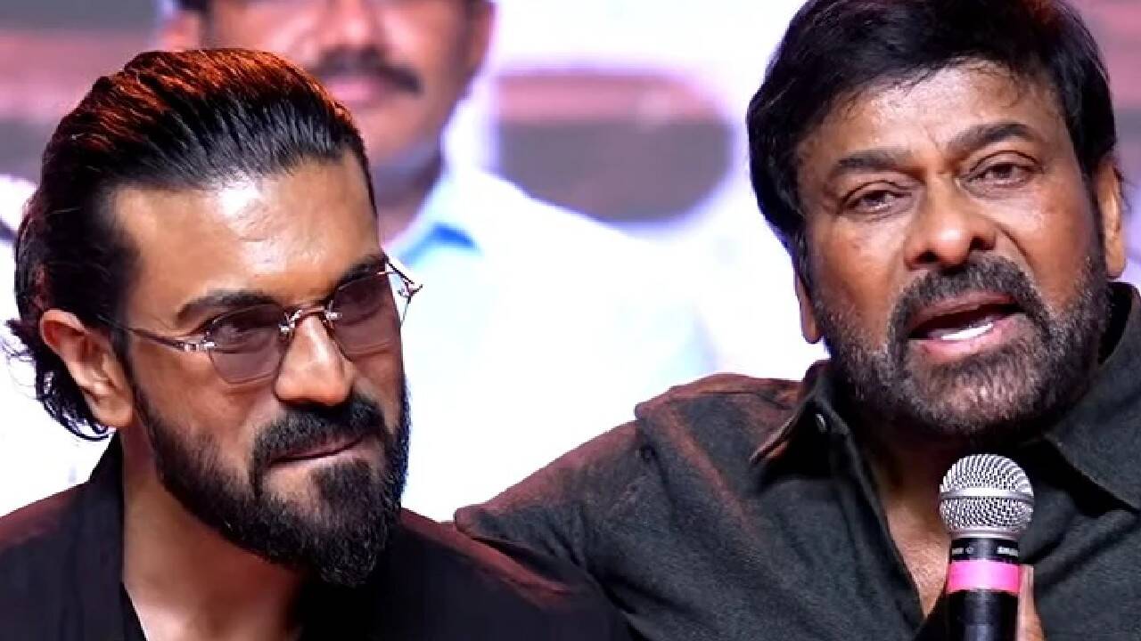 Ram Charan celebrates Chiranjeevi’s 48 years in the Telugu film industry