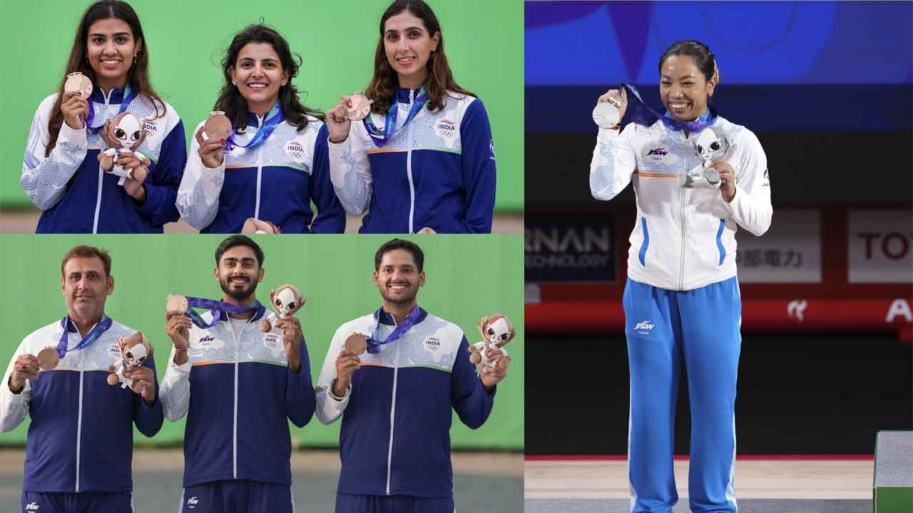 Asian Games 2026 Day 4: Mirabai Chanu ends Asiad medal wait; India win two skeet bronzes in shooting