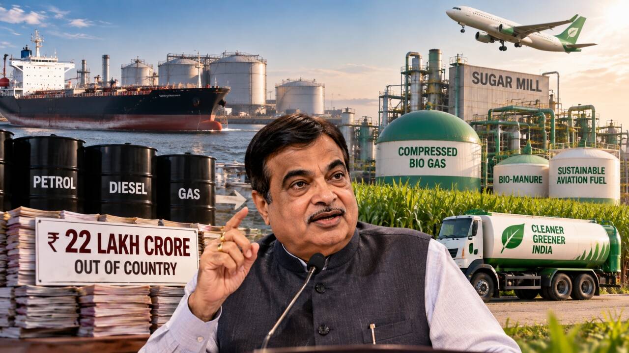 Gadkari urges sugar mills to make CBG; says Rs 22 lakh crore goes abroad for fuel imports