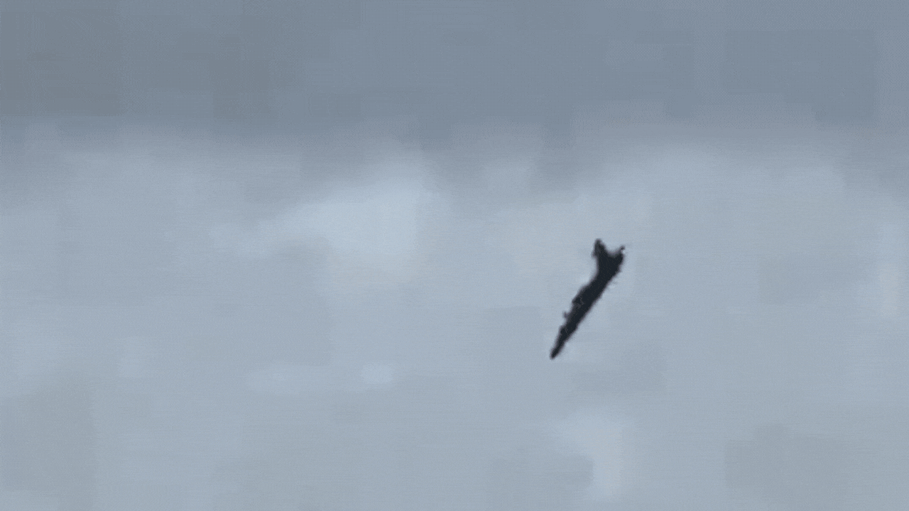 Watch: RAF Hawk T2 crashes and explodes near airbase in Wales