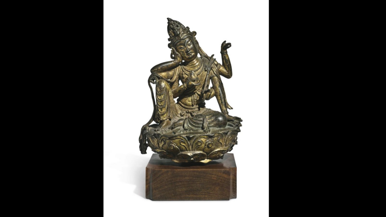 Buddhist deity bought for $75 at a garage sale later sold for $2.06 million at auction