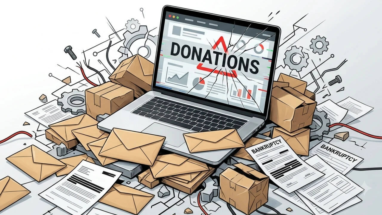 In 2025, donation platform Flipcause collapsed owing 3,200 nonprofits $29 million