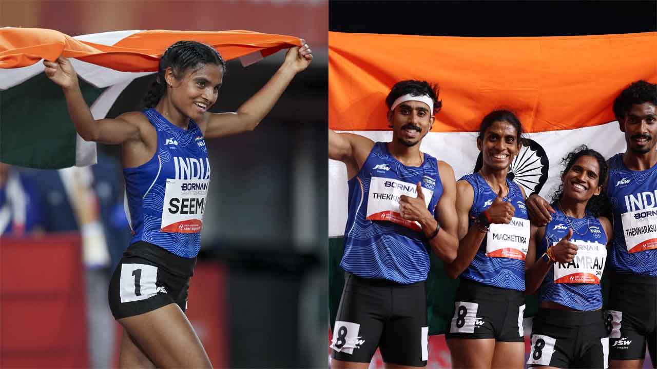 India adds five medals across athletics, rowing, shooting and wushu at Asian Games 2026