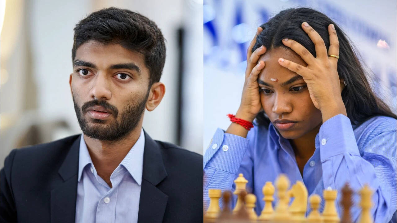 Chess Olympiad: India miss chance to close in as Gukesh draws; Savitha saves women’s day