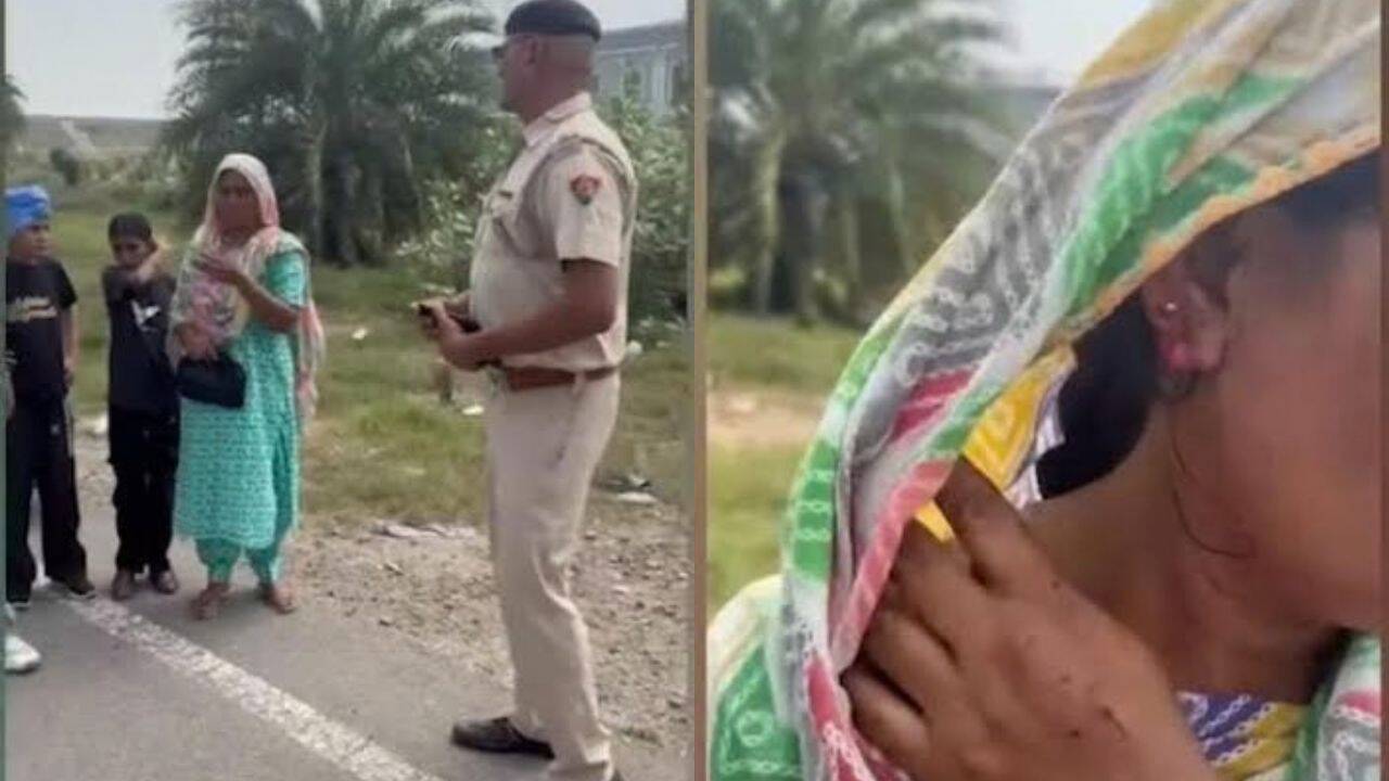 Gun to her head, gold earring snatched: Haryana woman fights 3 robbers with children