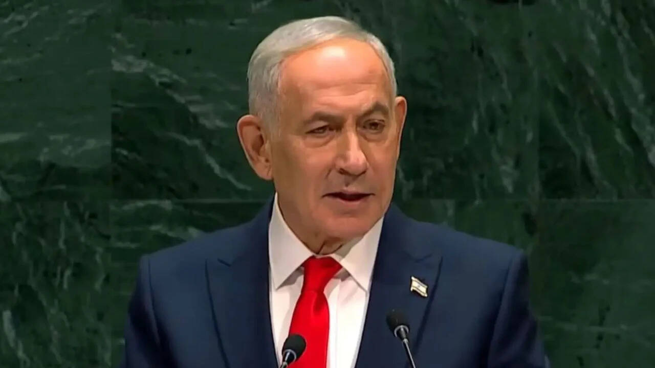 ‘No greater partner than Trump’: Netanyahu defends Iran war as delegates walk out at UNGA