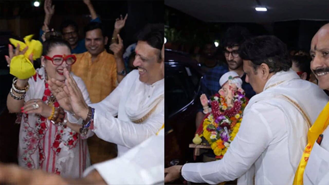 Ganesh Visarjan throwback: When Govinda, Ssunita Ahuja danced together