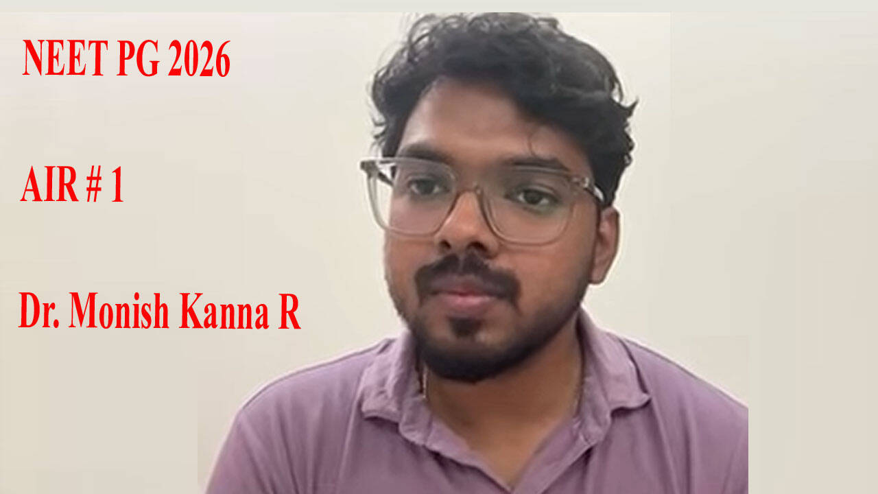 Who is Dr Monish? NEET PG 2026 AIR 1 scores 641 out of 720