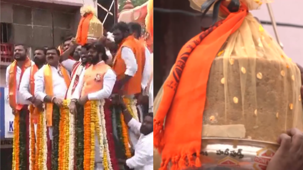 Hyderabad Businessman Sets Record Price for Ganesh Laddu