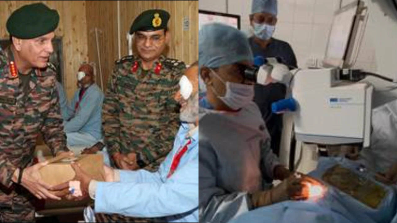 Op Drishti: AFMS conducts 220 eye surgeries in underground OT at shelling-prone zone along LoC