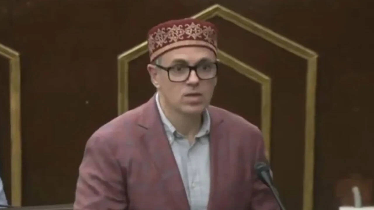 Omar brings J&K statehood resolution to assembly, autonomy mention sparks BJP furore