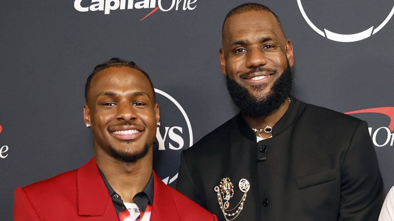 Bronny James gets emotional message from LeBron as father-son NBA rivalry begins