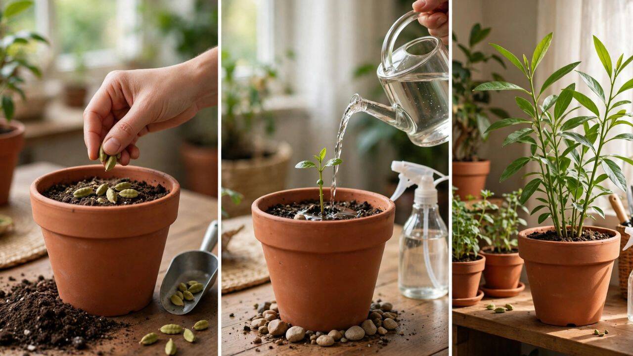 How to grow cardamom in a pot at home with simple steps and mistakes to avoid