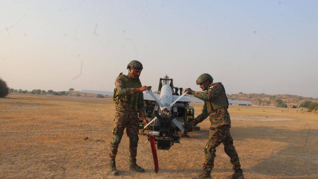 SkyStriker a big hit at Yudh Abhyas 2026: Inside India’s precision loitering munition