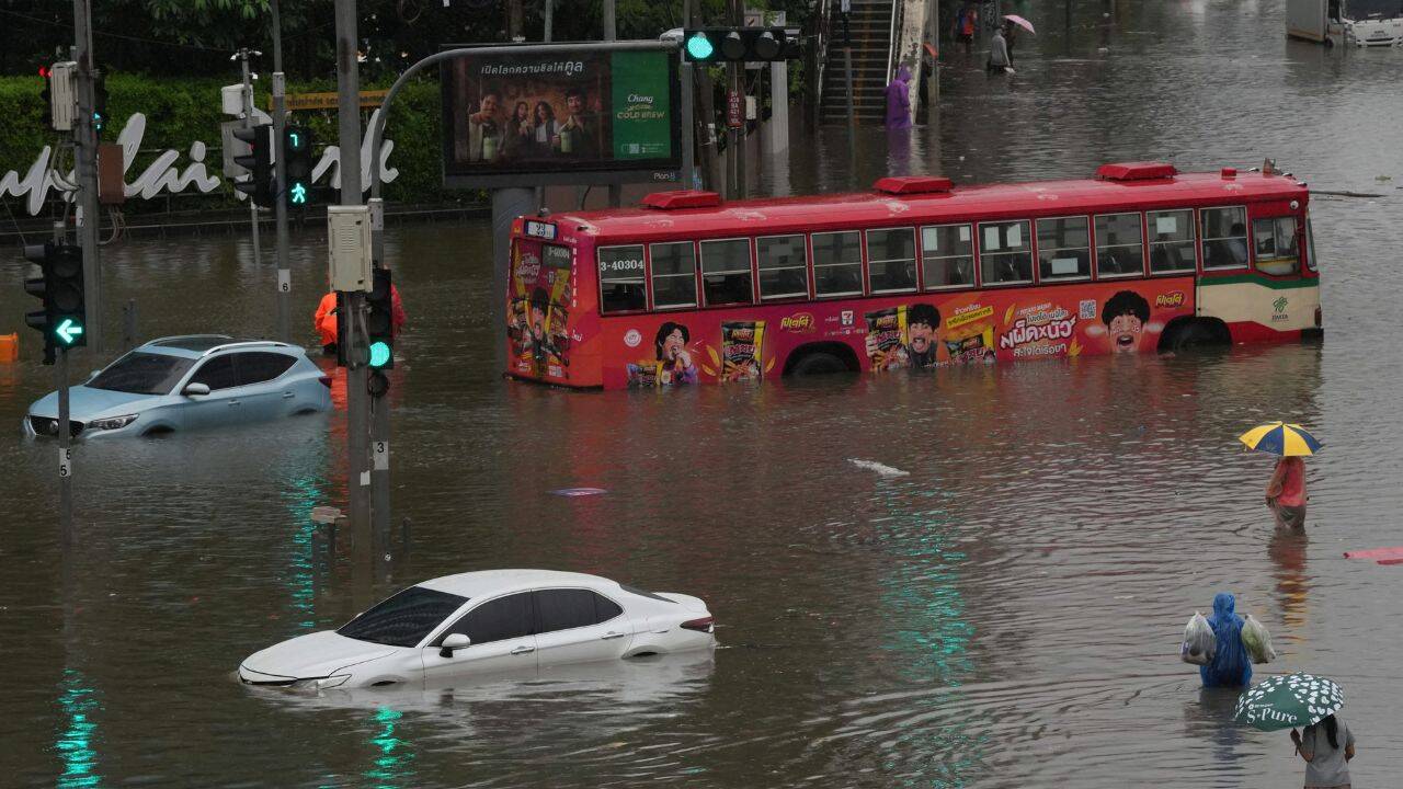 Bangkok under water as heavy rain disrupts life, more storms forecast