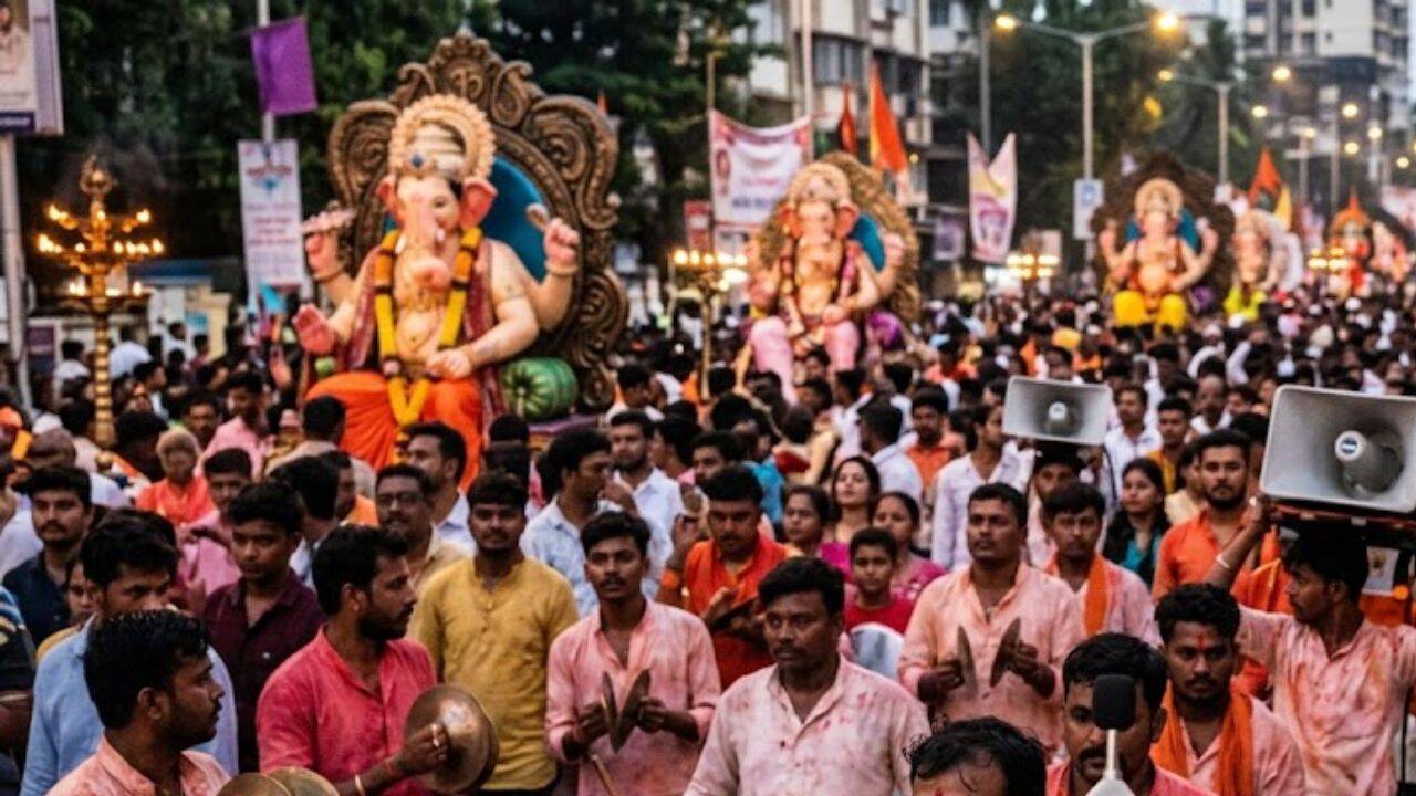 Ganpati visarjan: Noise peaks at 107.8 dB despite fewer amplified processions in Mumbai