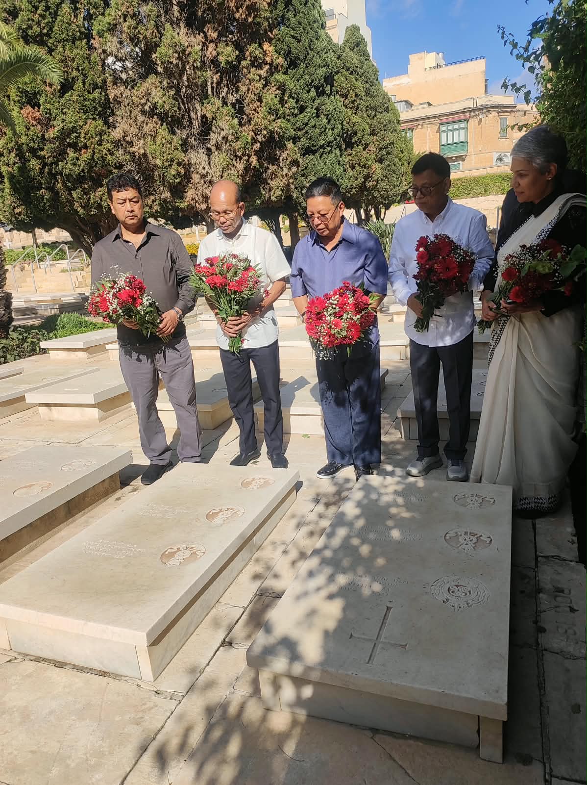 Meghalaya delegation finds three Garo World War I graves in Malta