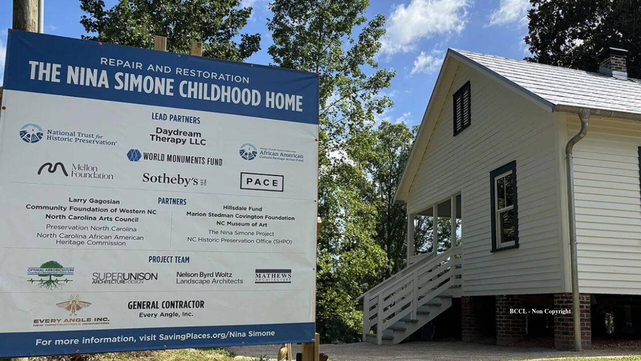 Artists saved Nina Simone’s childhood home; it is now fully restored