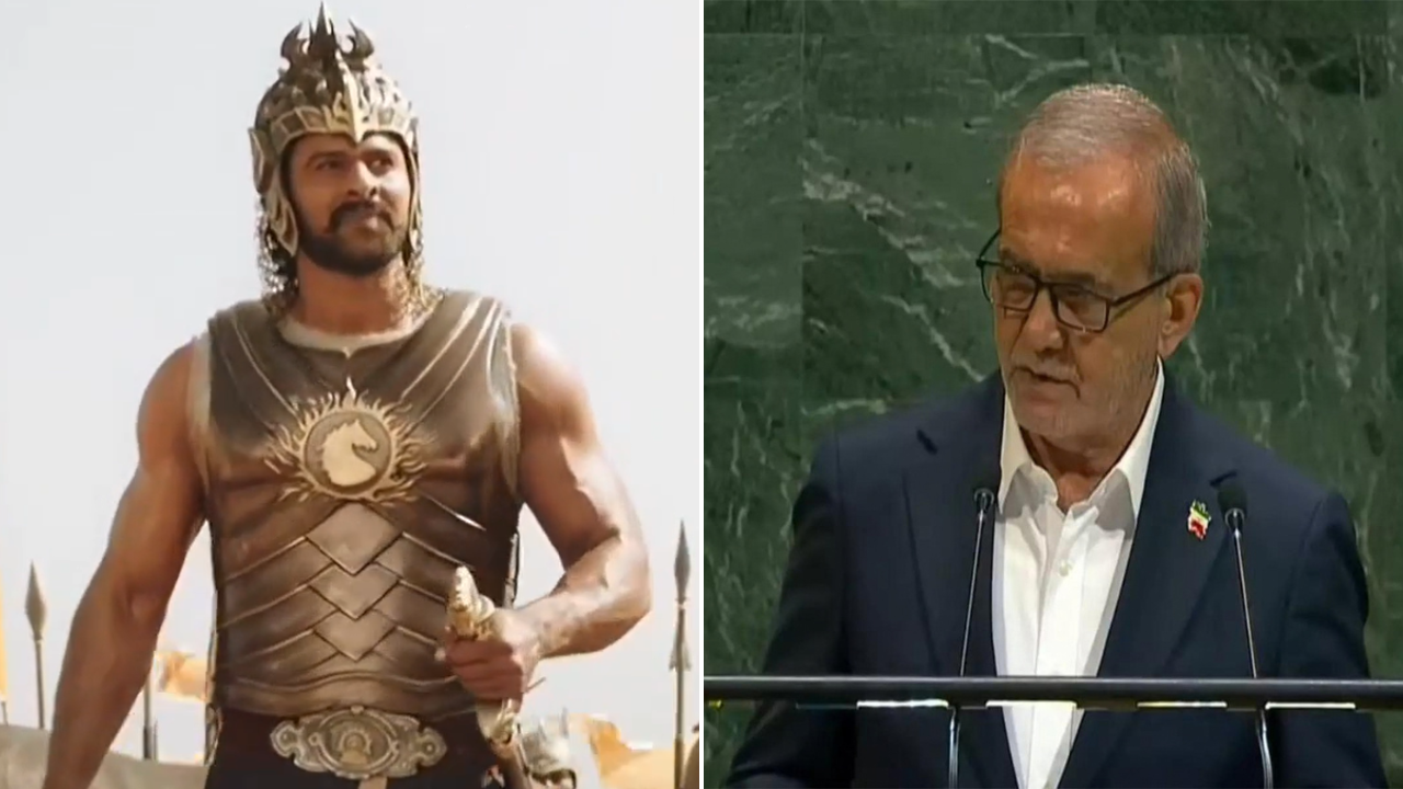 'Will never bow our head': Iran embassy invokes Baahubali to echo Pezeshkian's defiant UN speech
