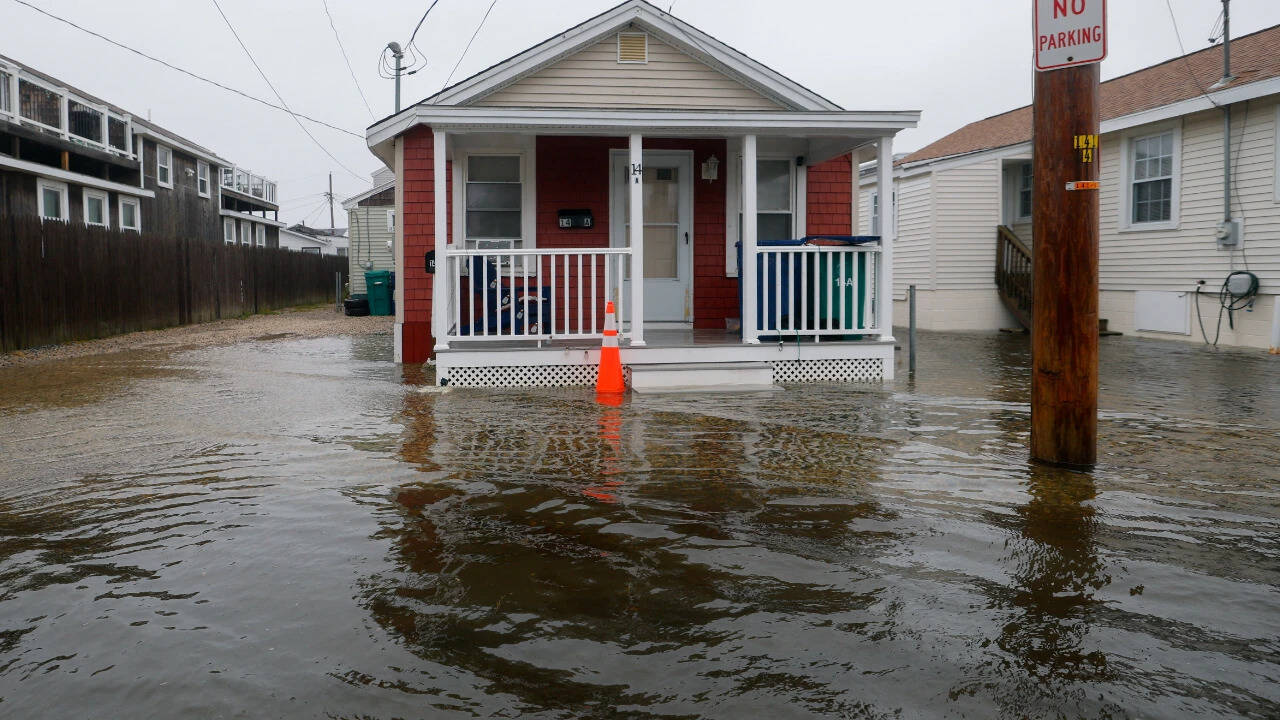 US Northeast battered by nor’easter as tidal surges flood homes, streets