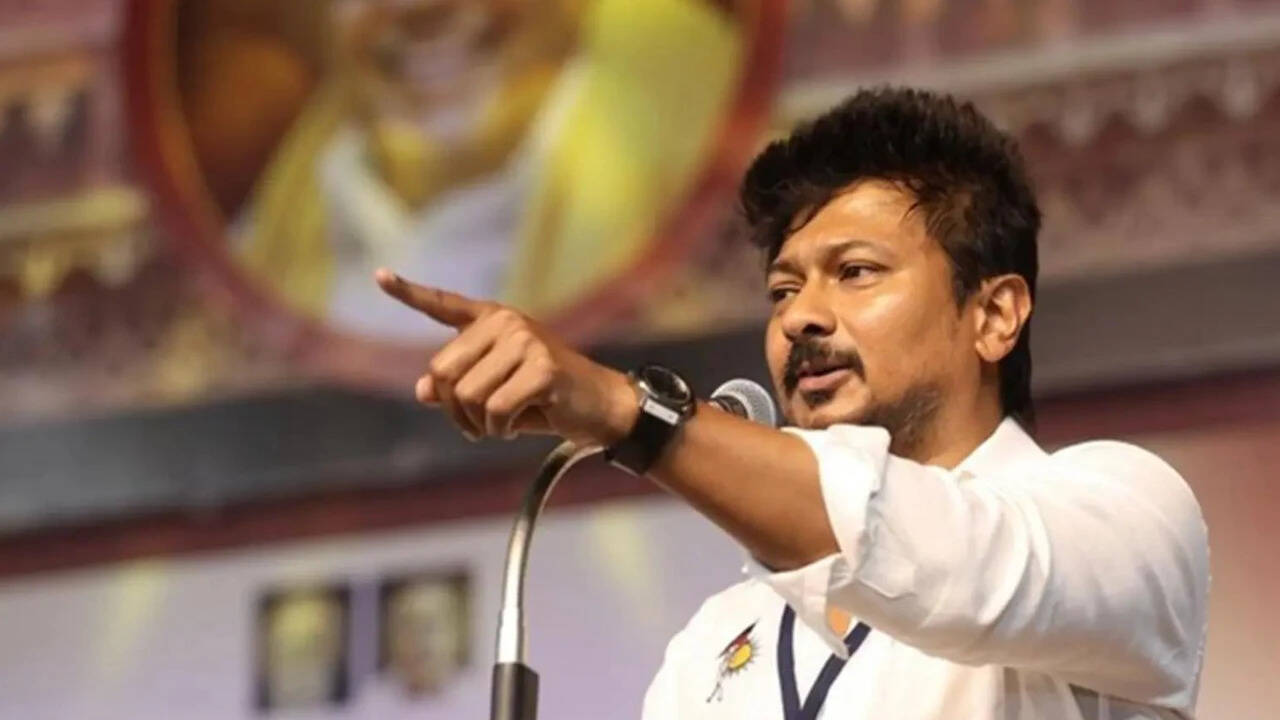 ‘Blown them away with that whistle’: TVK takes swipe at Udhayanidhi over bypolls