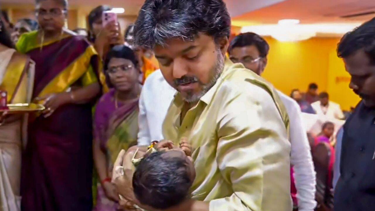 Watch: Tamil Nadu CM Vijay gives one-gram gold rings to newborns; who is eligible