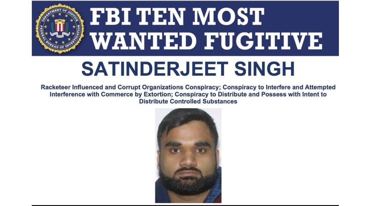 FBI puts gangster Goldy Brar on Ten Most Wanted Fugitives list