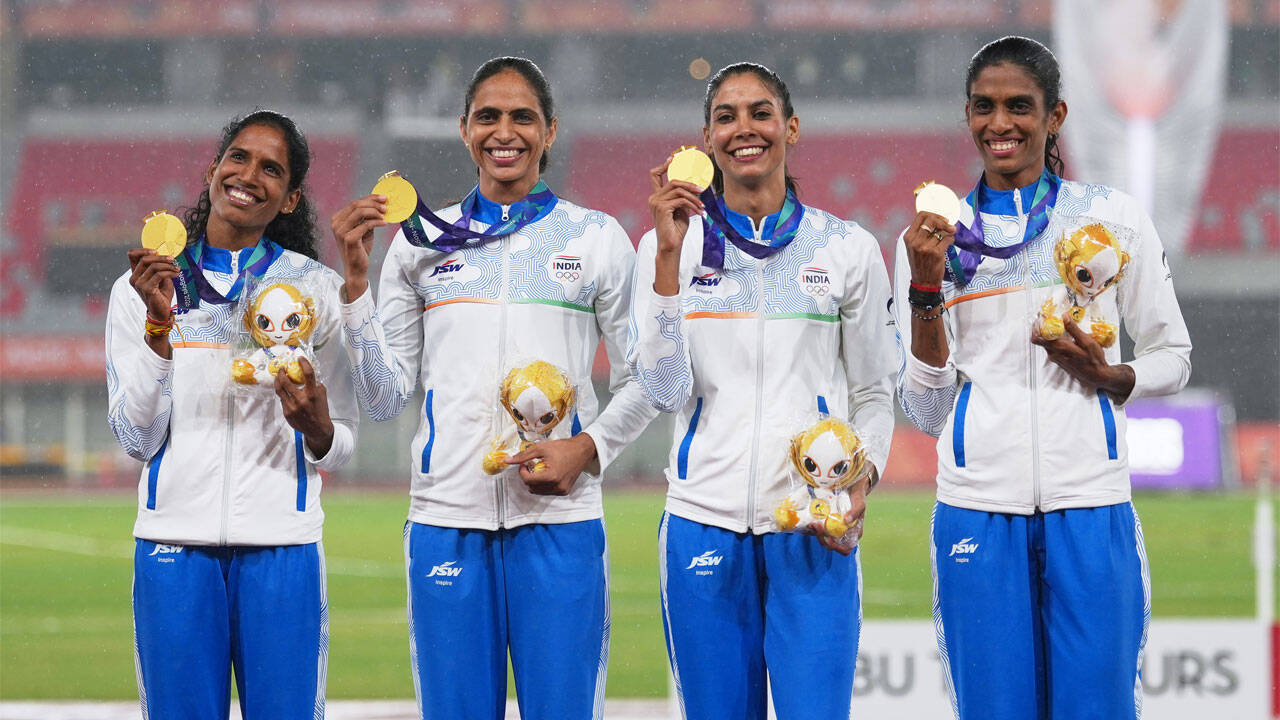 Asian Games: Neeru Dhanda, women’s 4x400m relay shine as 8-medal haul takes India past 50