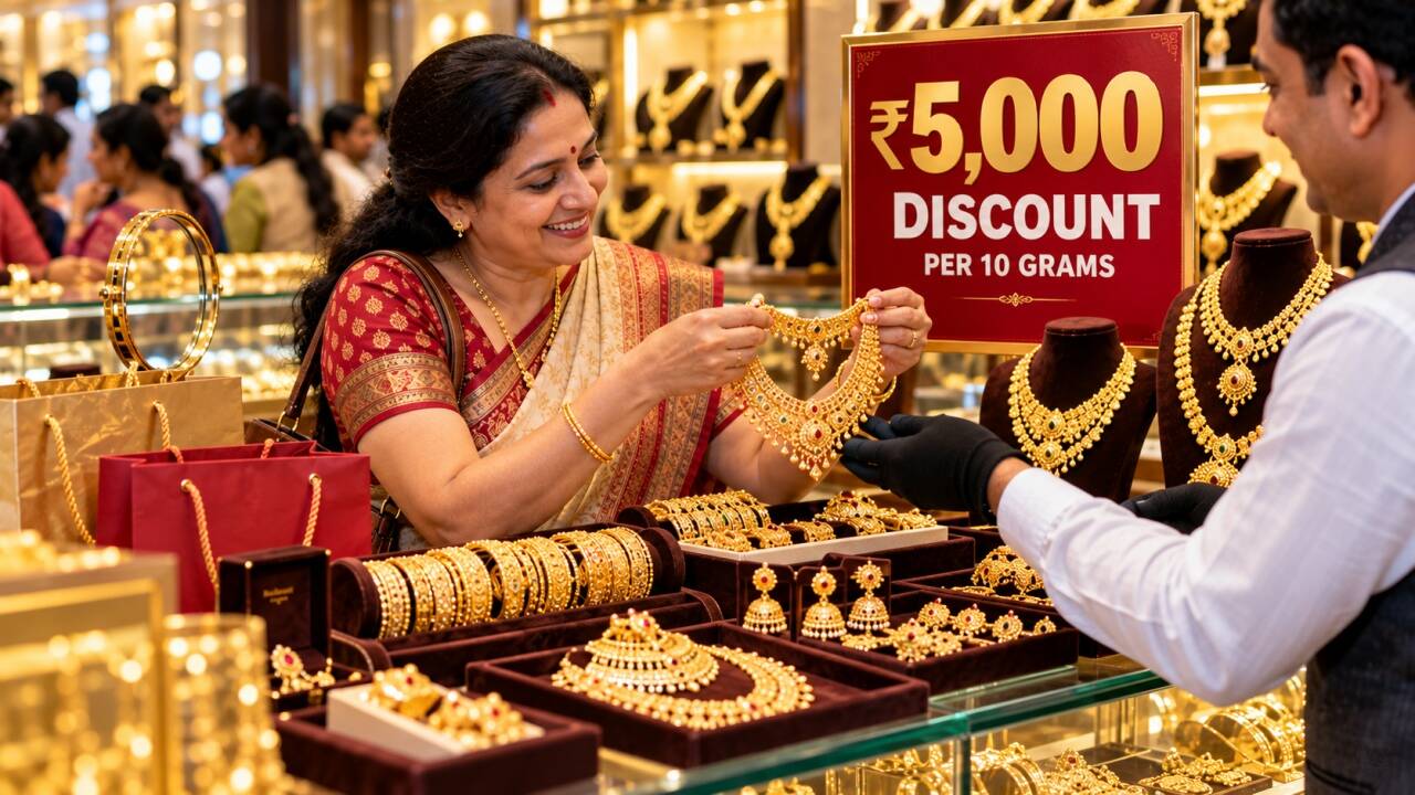 Indians buying gold at Rs 5,000 per 10 grams discount on cash deals