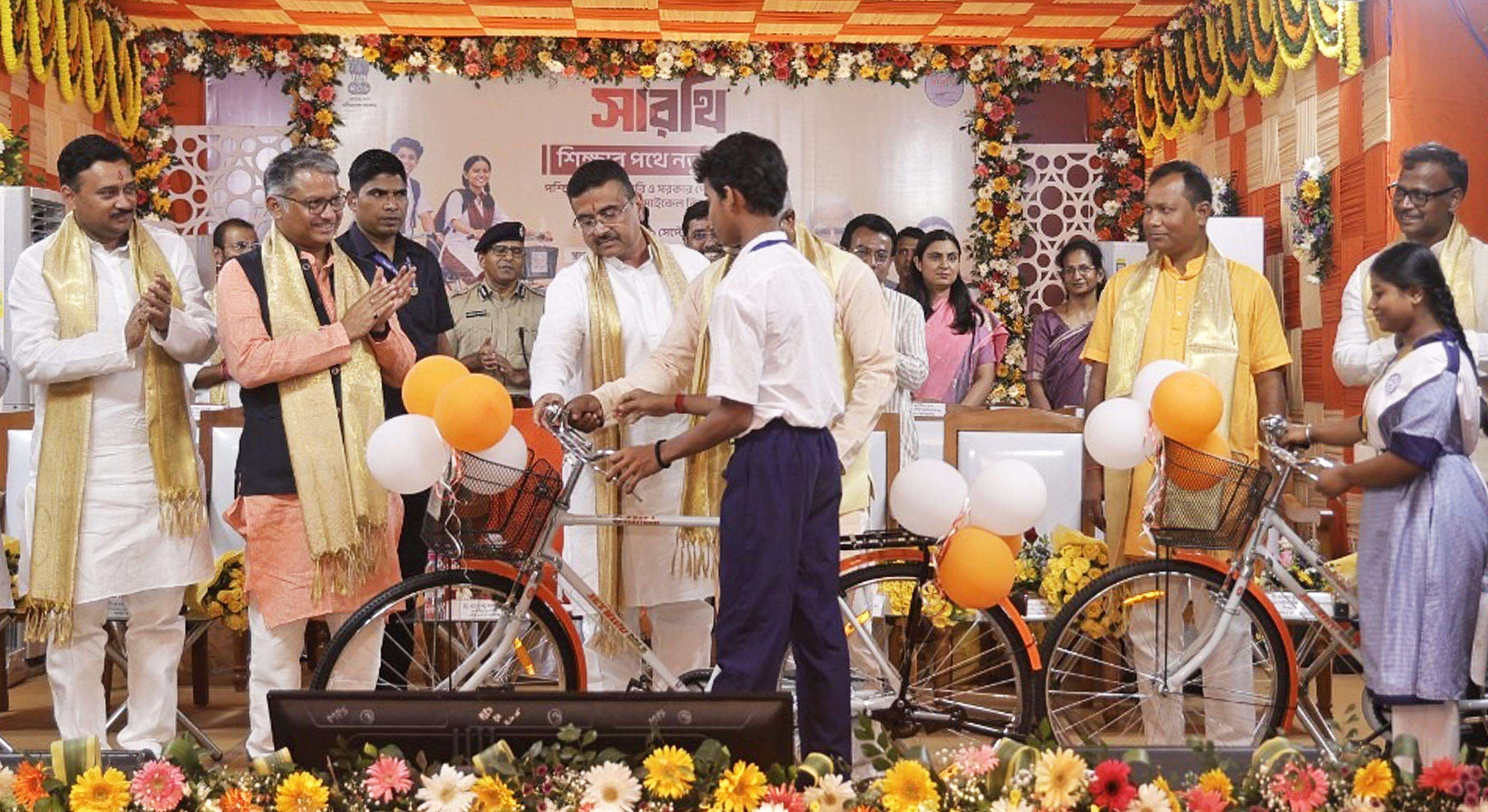 Free bicycle ‘Sarathi’ from Class 8 now, announces CM, says 12.6 lakh students to benefit