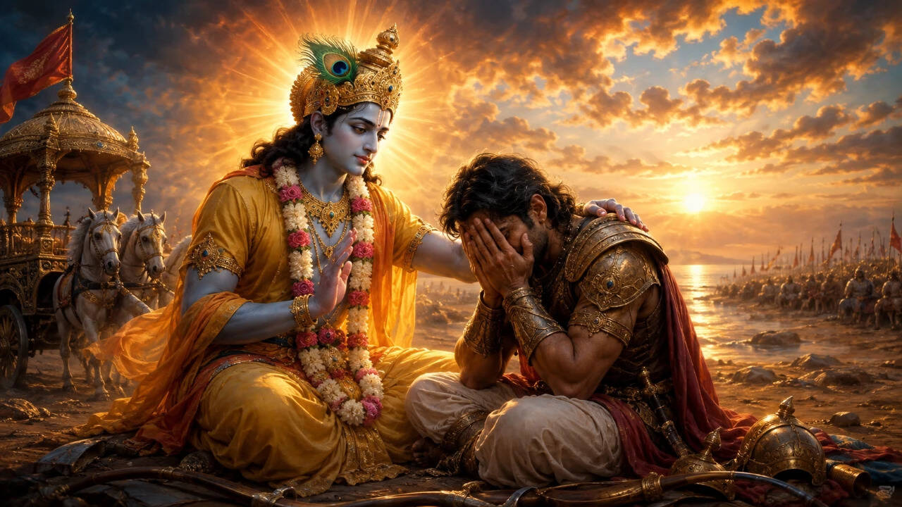 Peace Begins As Expectations Ease: Krishna links ego to stress; relationships grow lighter