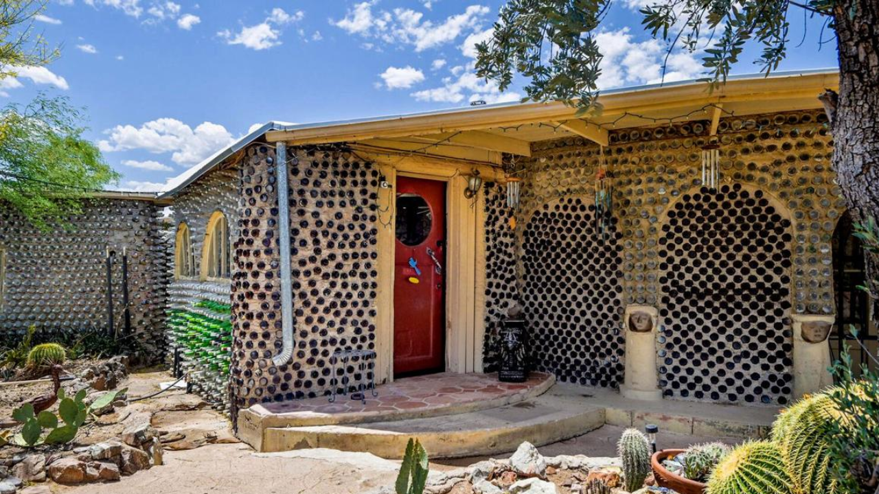 In 1964, an Arizona couple began building a carport with discarded bottles; years later...