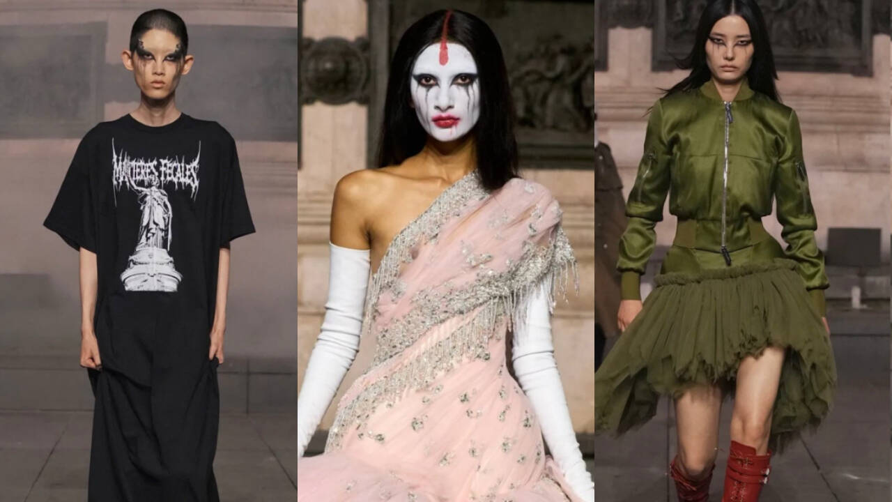 ‘Chudail couture’ takes over Paris Fashion Week: Sindoor, white faces and dramatic gowns sparks wild reactions online