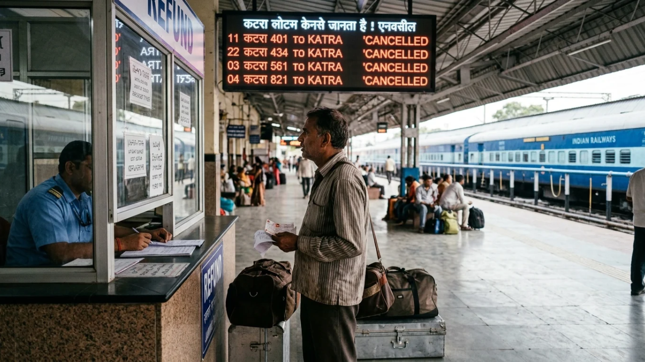 Railway cancelled train but withheld return fare; commission orders Rs 23,350 payout