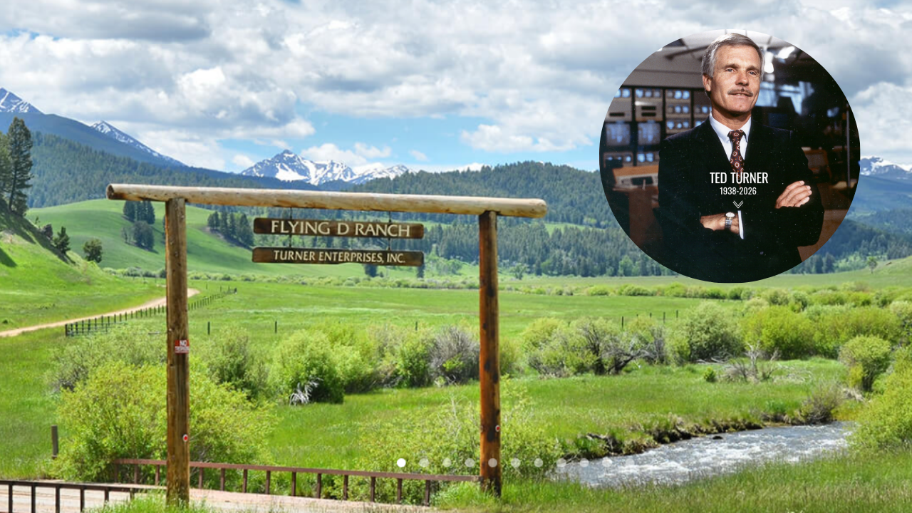 Ted Turner bought 113,000 Montana acres where wolves, bears and bison now roam