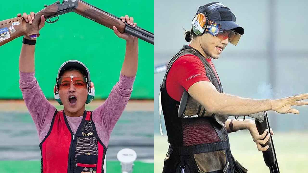 Neeru Dhanda, Kynan Chenai win trap mixed team gold at Asian Games