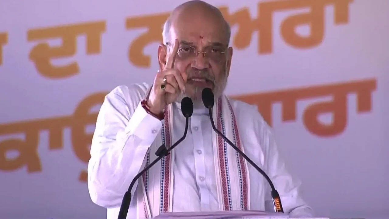'Someone who gets intoxicated': Shah's dig at AAP, vows drug-free Punjab