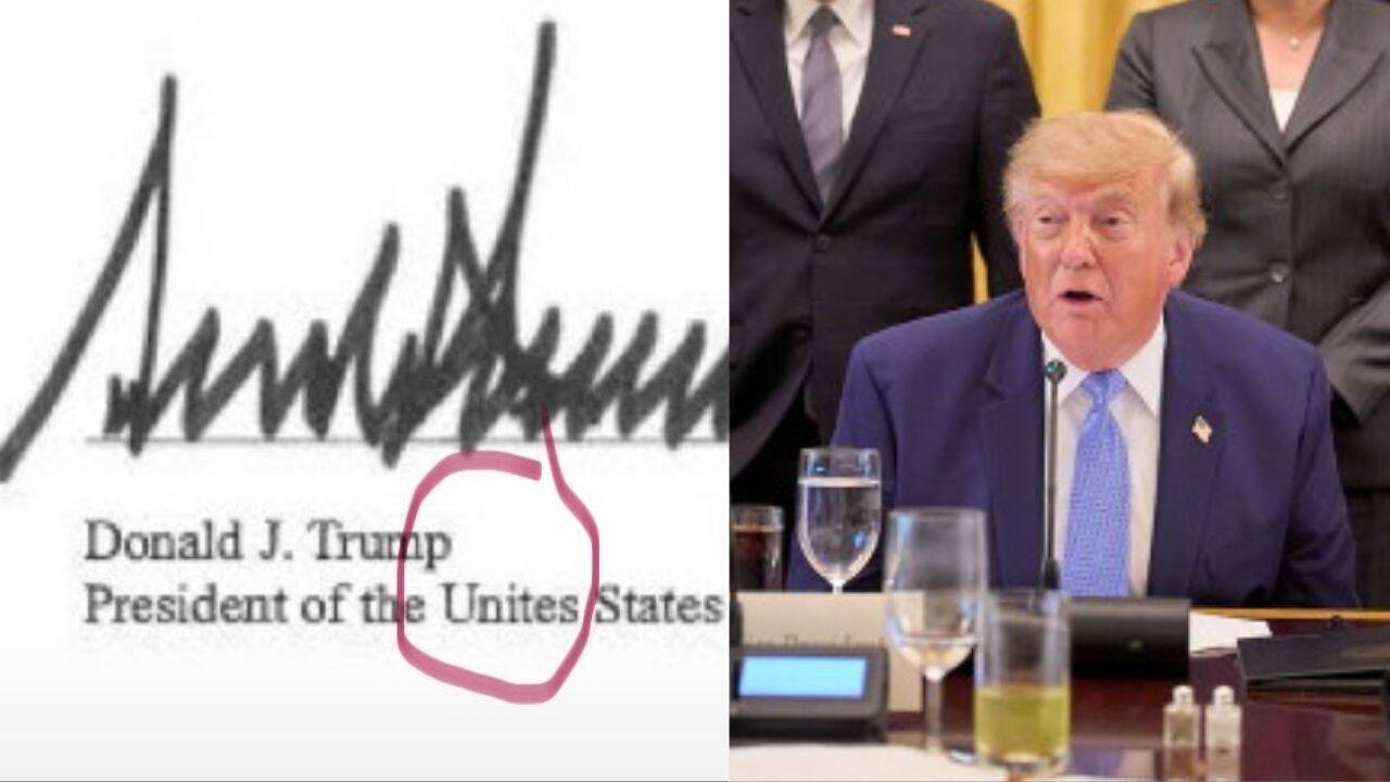'Super Intelligence' AI safety accord signed by tech CEOs carries ‘Unites States’ typo under Trump’s name