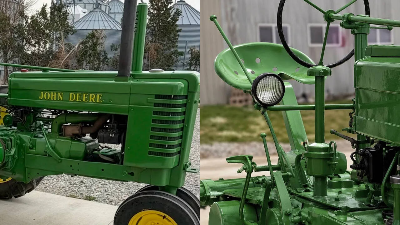 Nebraska farmer found father’s 1946 John Deere decades later and restored it
