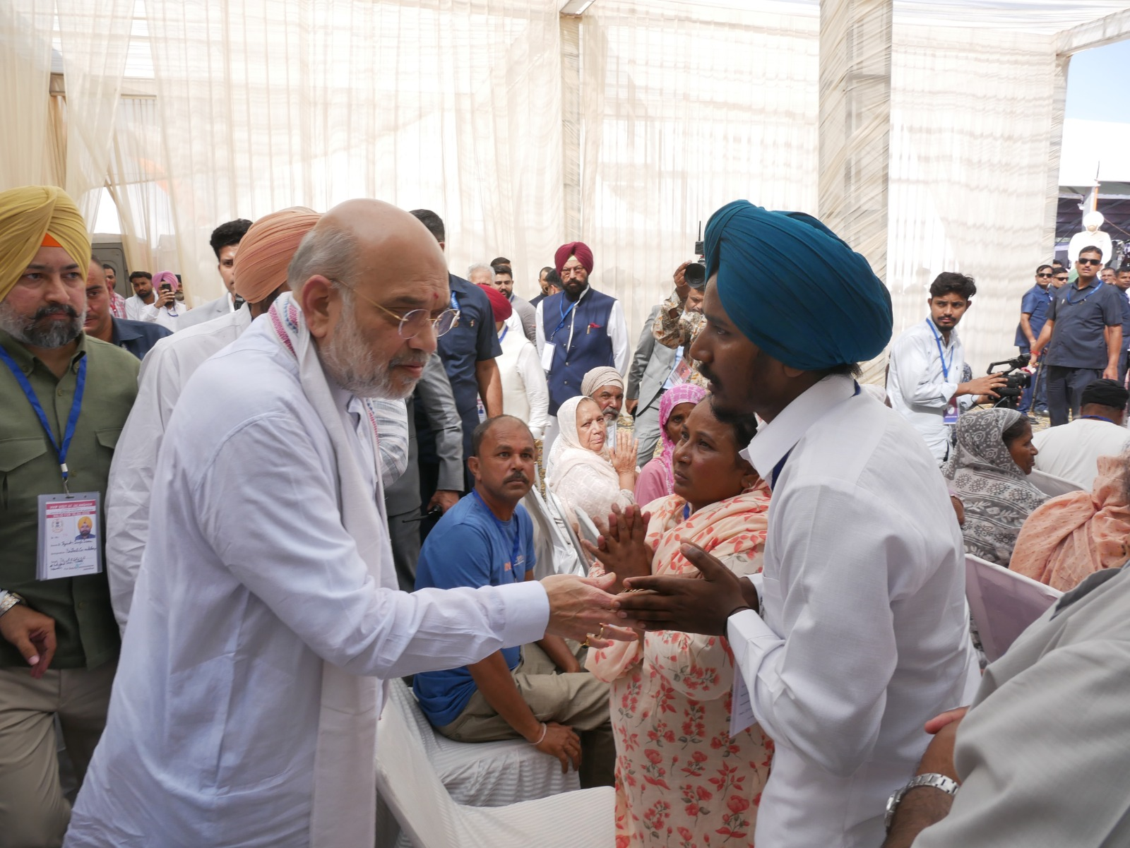 Amit Shah Comforts Family of Deceased Dalit Man in Punjab