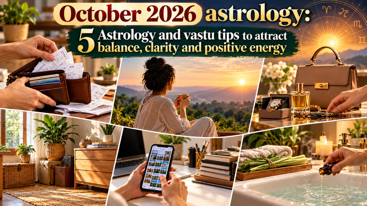 Five Tips For October 2026: Astrologer-backed guide urges review and declutter; Vastu adds self-care focus
